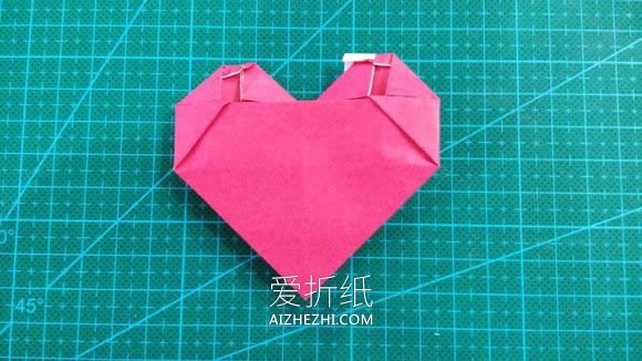 怎么折纸LOVE文字爱心 手工LOVE爱心折法图解- www.aizhezhi.com