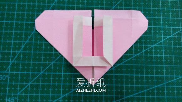 怎么折纸LOVE文字爱心 手工LOVE爱心折法图解- www.aizhezhi.com