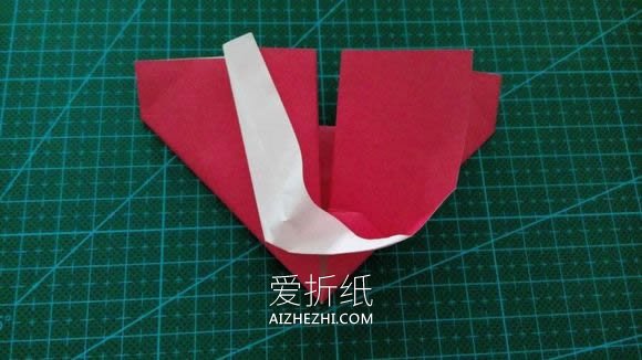 怎么折纸LOVE文字爱心 手工LOVE爱心折法图解- www.aizhezhi.com