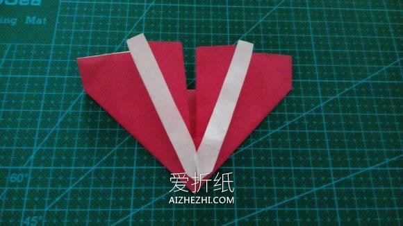 怎么折纸LOVE文字爱心 手工LOVE爱心折法图解- www.aizhezhi.com