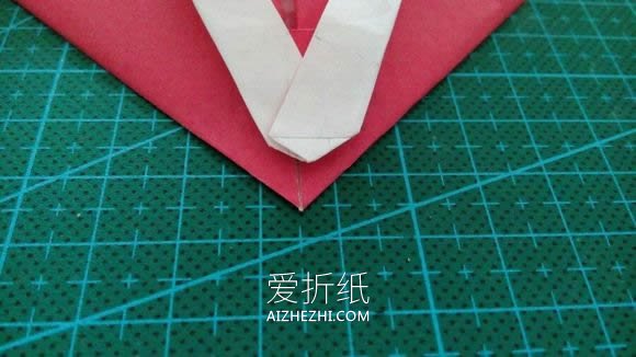 怎么折纸LOVE文字爱心 手工LOVE爱心折法图解- www.aizhezhi.com