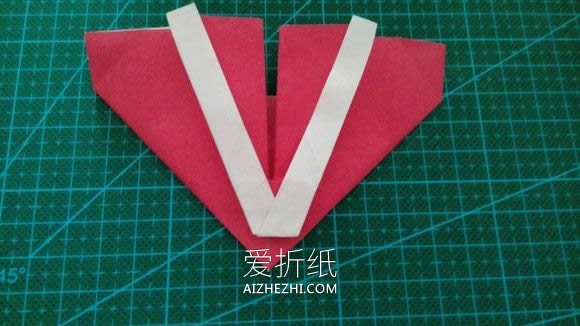 怎么折纸LOVE文字爱心 手工LOVE爱心折法图解- www.aizhezhi.com