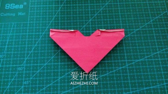 怎么折纸LOVE文字爱心 手工LOVE爱心折法图解- www.aizhezhi.com