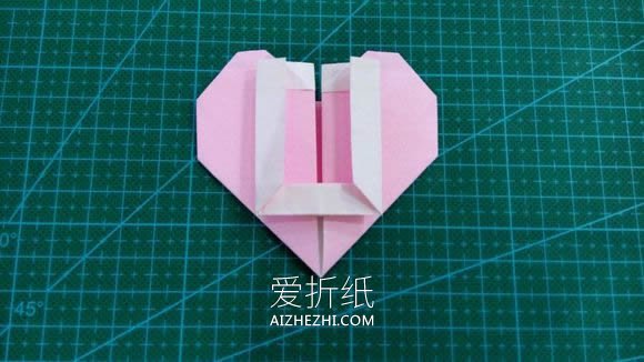 怎么折纸LOVE文字爱心 手工LOVE爱心折法图解- www.aizhezhi.com