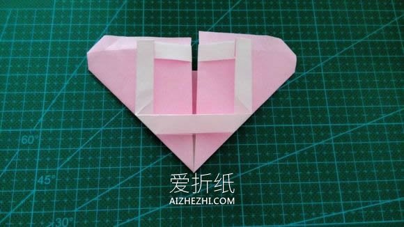 怎么折纸LOVE文字爱心 手工LOVE爱心折法图解- www.aizhezhi.com