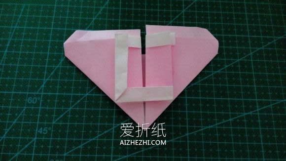 怎么折纸LOVE文字爱心 手工LOVE爱心折法图解- www.aizhezhi.com