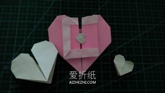 怎么折纸LOVE文字爱心 手工LOVE爱心折法图解- www.aizhezhi.com