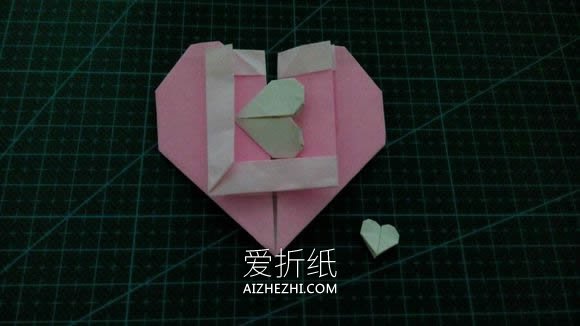 怎么折纸LOVE文字爱心 手工LOVE爱心折法图解- www.aizhezhi.com