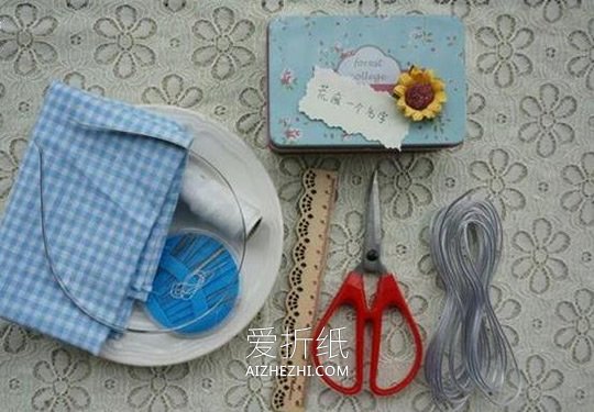 怎么做兔耳朵发箍图解 手工布艺兔子耳朵发饰- www.aizhezhi.com