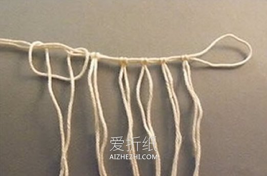 怎么编织花型杯垫图解 手工绳编花朵杯垫方法- www.aizhezhi.com