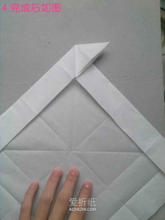 怎么折纸白鹭的方法 立体白鹭的折法步骤图- www.aizhezhi.com