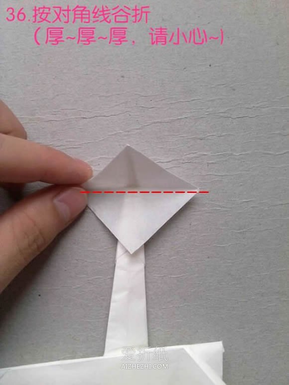 怎么折纸白鹭的方法 立体白鹭的折法步骤图- www.aizhezhi.com