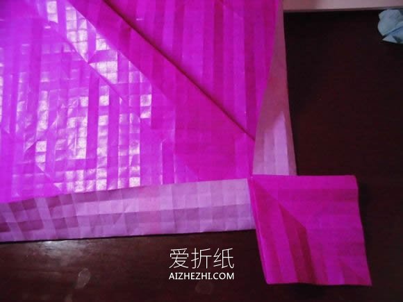 怎么折纸蝶恋花的方法 蝶恋花爱心折纸图解- www.aizhezhi.com