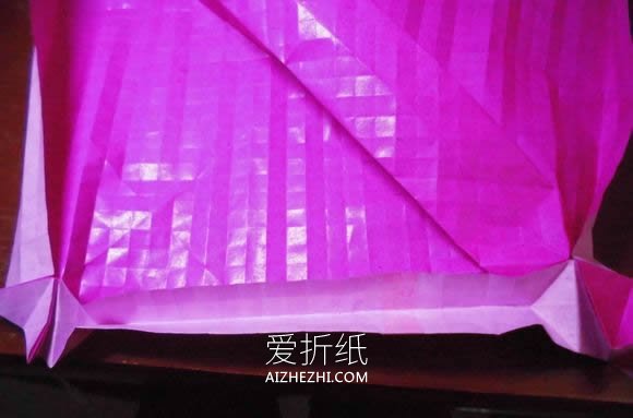 怎么折纸蝶恋花的方法 蝶恋花爱心折纸图解- www.aizhezhi.com