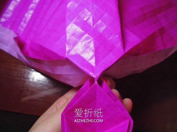 怎么折纸蝶恋花的方法 蝶恋花爱心折纸图解- www.aizhezhi.com