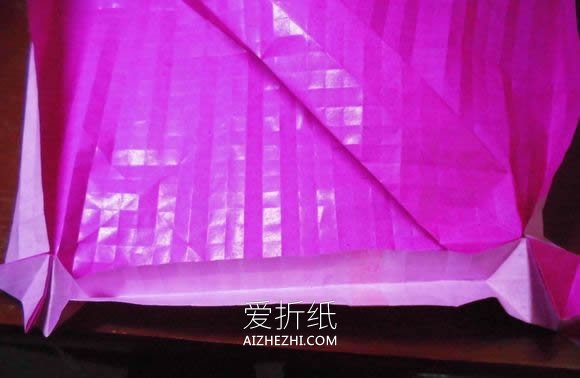 怎么折纸蝶恋花的方法 蝶恋花爱心折纸图解- www.aizhezhi.com