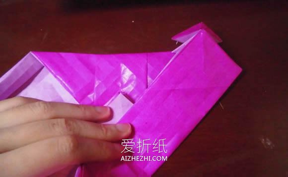 怎么折纸蝶恋花的方法 蝶恋花爱心折纸图解- www.aizhezhi.com