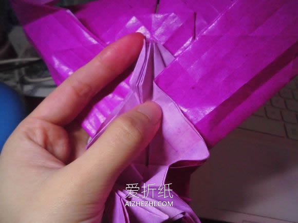 怎么折纸蝶恋花的方法 蝶恋花爱心折纸图解- www.aizhezhi.com