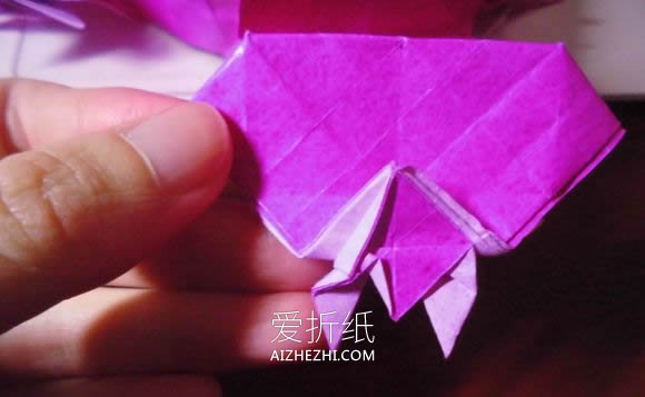 怎么折纸蝶恋花的方法 蝶恋花爱心折纸图解- www.aizhezhi.com