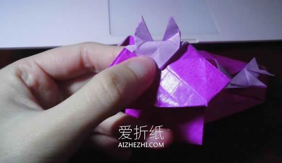 怎么折纸蝶恋花的方法 蝶恋花爱心折纸图解- www.aizhezhi.com