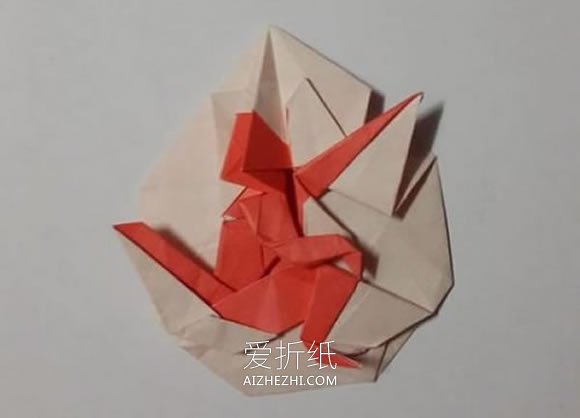 怎么折纸十二生肖猴子 手工猴子图案的折法- www.aizhezhi.com