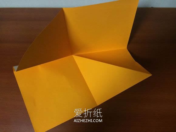 怎么折纸小轿车图解 立体小汽车的折法图解- www.aizhezhi.com