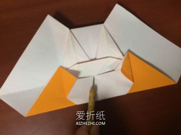 怎么折纸小轿车图解 立体小汽车的折法图解- www.aizhezhi.com