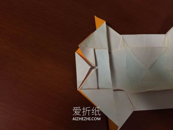 怎么折纸小轿车图解 立体小汽车的折法图解- www.aizhezhi.com