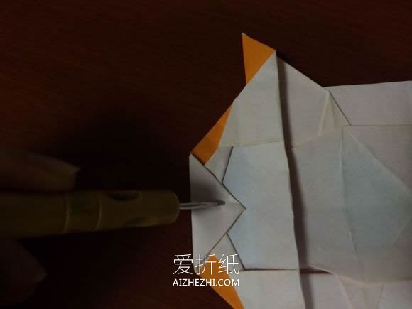 怎么折纸小轿车图解 立体小汽车的折法图解- www.aizhezhi.com