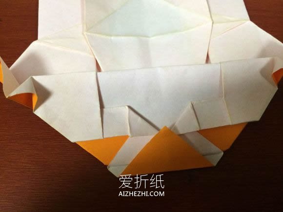 怎么折纸小轿车图解 立体小汽车的折法图解- www.aizhezhi.com