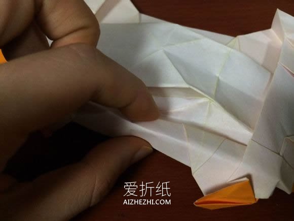 怎么折纸小轿车图解 立体小汽车的折法图解- www.aizhezhi.com