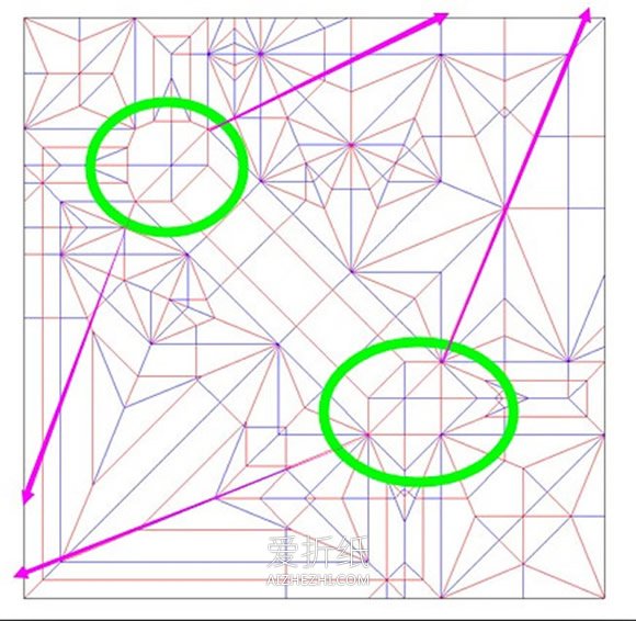 怎么折纸灼眼的夏娜 拿剑女生的详细折法图解- www.aizhezhi.com