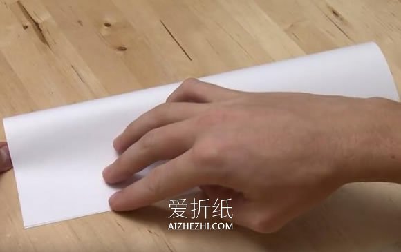 怎么折纸炮的方法图解 小时候玩具甩跑的折法- www.aizhezhi.com