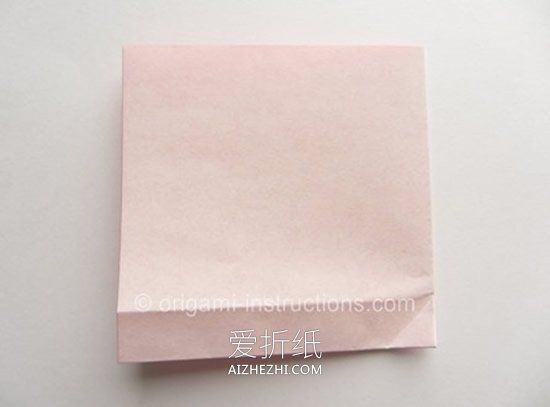 怎么折纸漂亮川崎玫瑰 手工折纸川崎玫瑰图解- www.aizhezhi.com