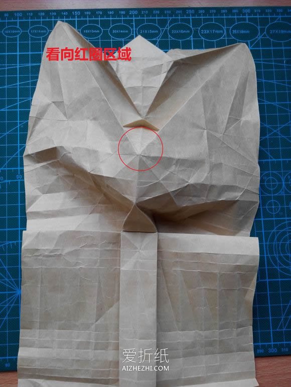 怎么折纸丰村高志兔首 手工兔头装饰品的折法- www.aizhezhi.com