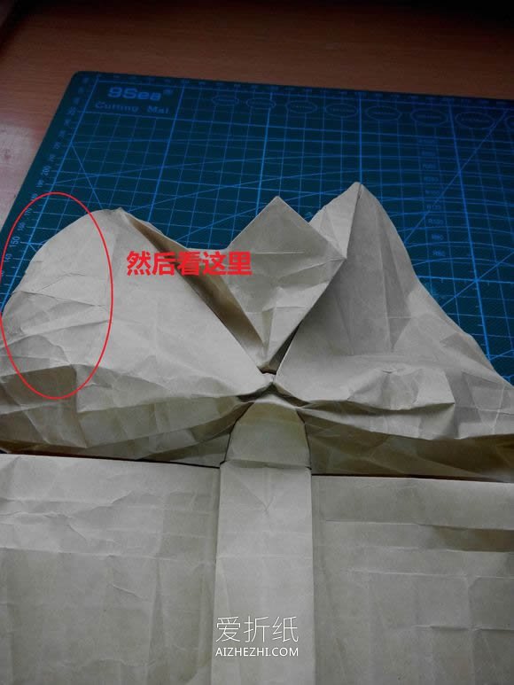 怎么折纸丰村高志兔首 手工兔头装饰品的折法- www.aizhezhi.com