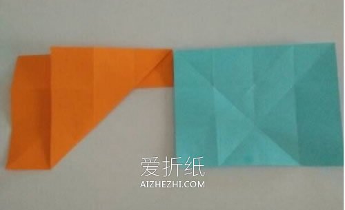 怎么折纸心心相印图解 手工心心相印的折法- www.aizhezhi.com