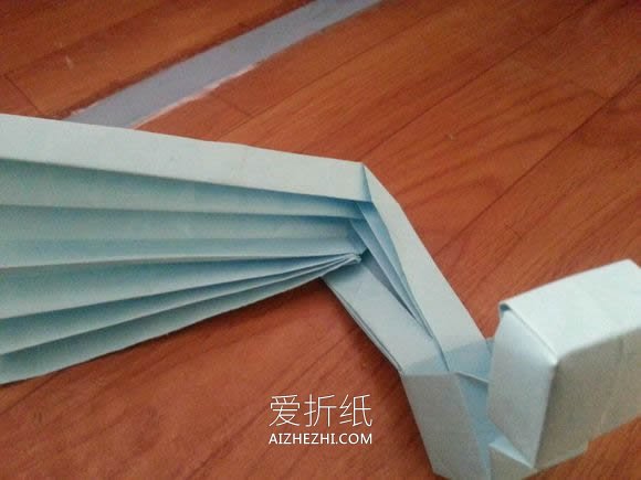 怎么折纸杰克的盒子 整人道具杰克盒子的折法- www.aizhezhi.com