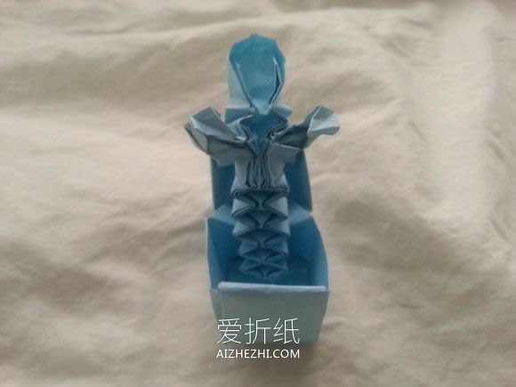 怎么折纸杰克的盒子 整人道具杰克盒子的折法- www.aizhezhi.com