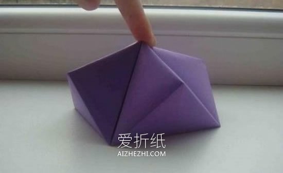 怎么折纸多面体喜糖盒 手工漂亮喜糖盒的折法- www.aizhezhi.com