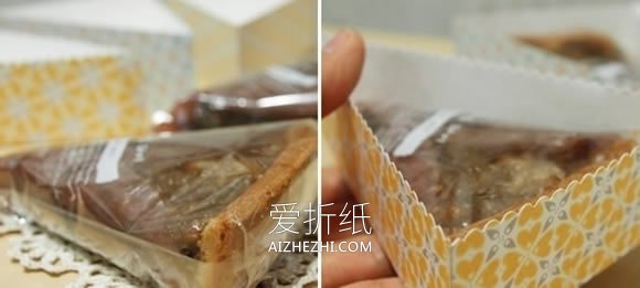 怎么做三角形包装盒 卡纸手工制作烘焙包装盒- www.aizhezhi.com