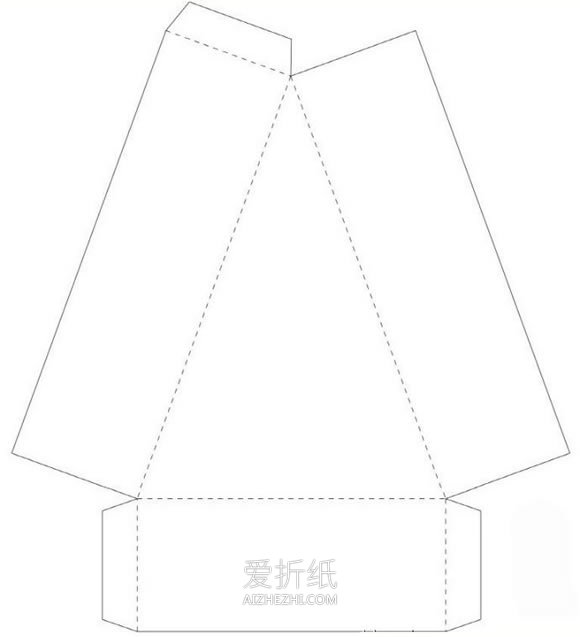 怎么做三角形包装盒 卡纸手工制作烘焙包装盒- www.aizhezhi.com