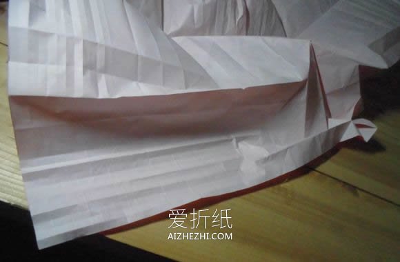 怎么折纸孤帆远影图解 漂亮画作的折法步骤- www.aizhezhi.com