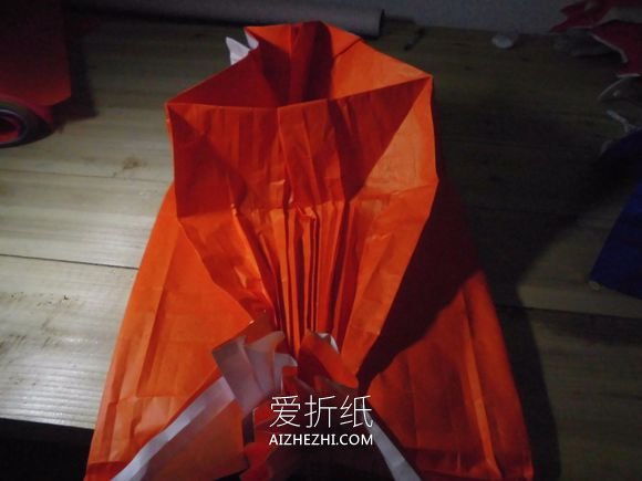 怎么折纸孤帆远影图解 漂亮画作的折法步骤- www.aizhezhi.com