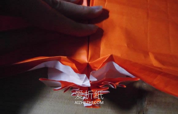 怎么折纸孤帆远影图解 漂亮画作的折法步骤- www.aizhezhi.com