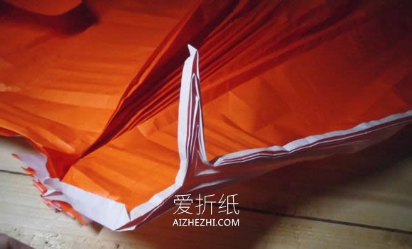 怎么折纸孤帆远影图解 漂亮画作的折法步骤- www.aizhezhi.com