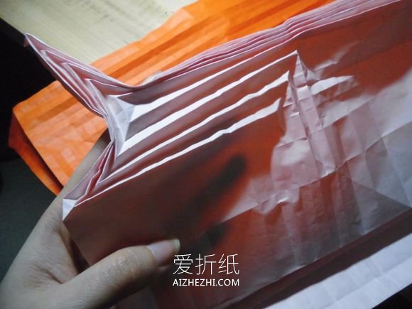 怎么折纸孤帆远影图解 漂亮画作的折法步骤- www.aizhezhi.com