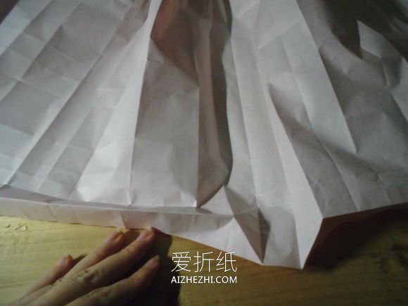 怎么折纸孤帆远影图解 漂亮画作的折法步骤- www.aizhezhi.com