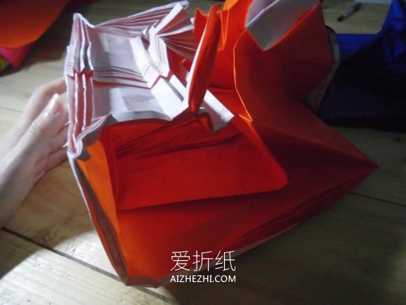 怎么折纸孤帆远影图解 漂亮画作的折法步骤- www.aizhezhi.com