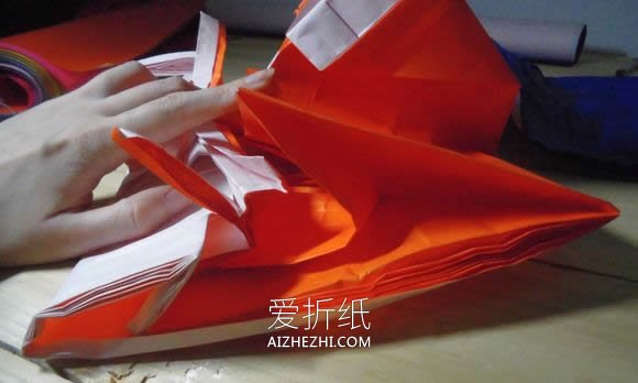 怎么折纸孤帆远影图解 漂亮画作的折法步骤- www.aizhezhi.com